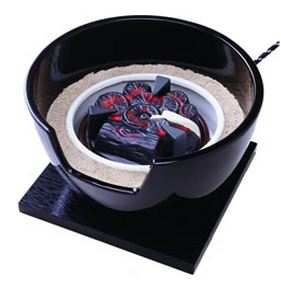 電熱器『一期一会　遠赤外線電気炭』