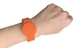 リストバンド型体温測定システム『HESTA スマートバンド』