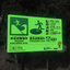 Outdoor aluminum photoluminescent evacuation guidance sign