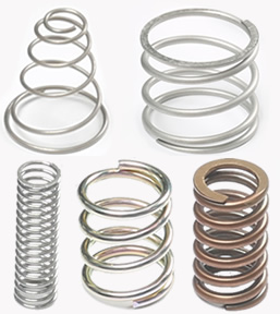 線バネ　「圧縮コイルばね」