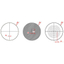 Patterned glass products, optical components
