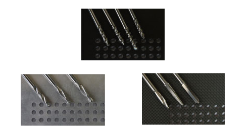 複合材料用バリフリードリル『エンドミルルーター』