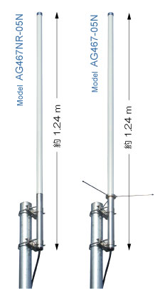 467MHzデジタル簡易無線用アンテナ『AG467シリーズ』 アンテナ