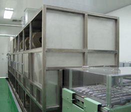 高圧ブロー水切乾燥装置