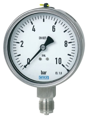 233.50 グリセリン封入オールステンレス圧力計