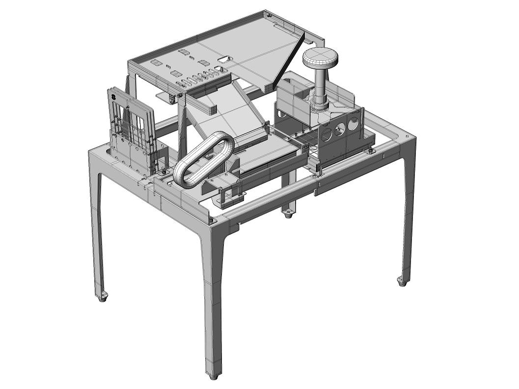 麦の目カット機械　『豆腐カッター』