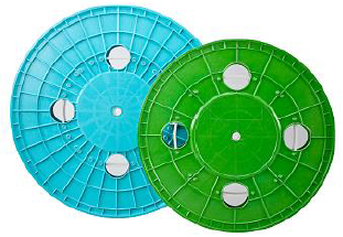 『ICリードフレーム用 φ900･φ750 FRP巻取りリール』