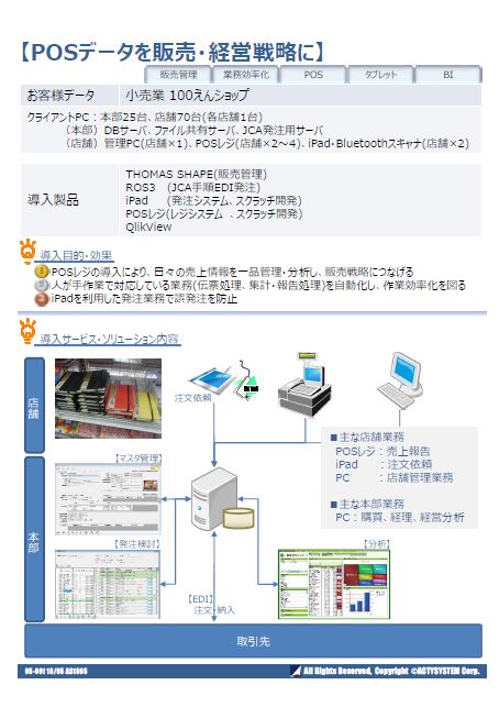 【導入事例】POSレジ・販売管理システム｜小売業