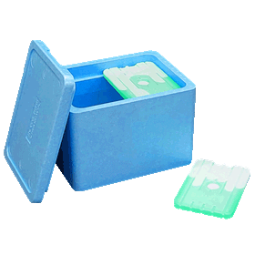 バイオクールフレッシュ21 ブルー　-16℃保冷材付き