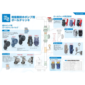 樹脂製排水ポンプ用ボールチャッキ『DYCVシリーズ』