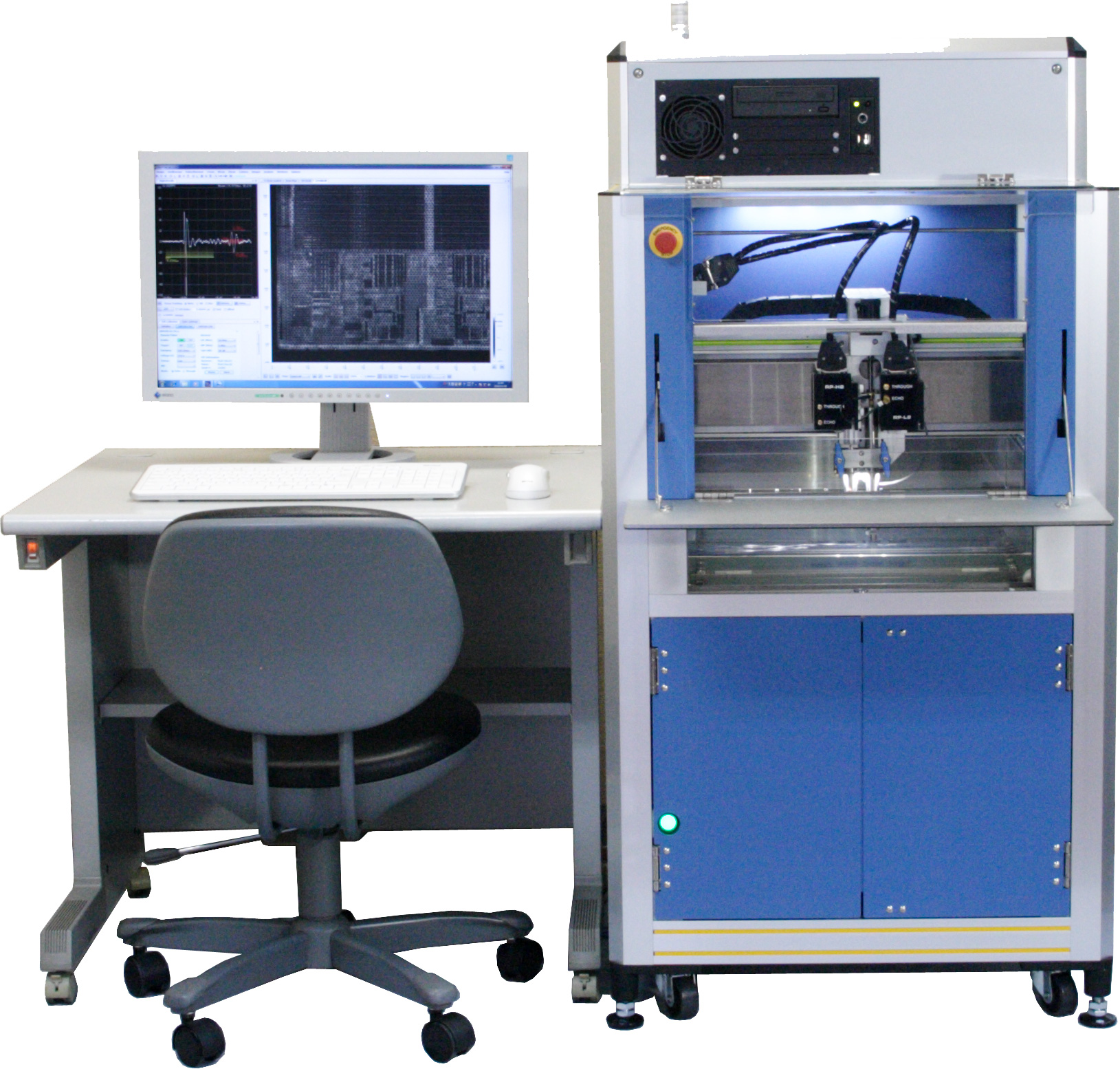 半導体・電子部品の内部を映像化！欠陥を見つける超音波診断装置