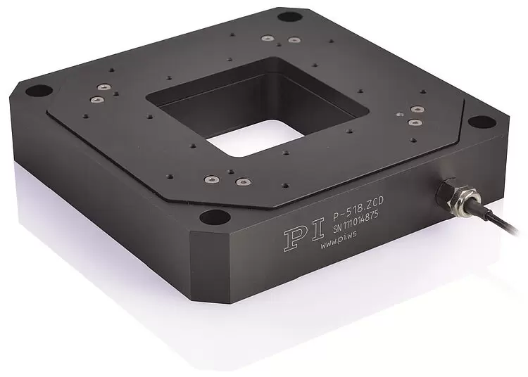【精密測定向け】Zチップチルト開口部付ピエゾステージ P-5x8