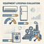 Evaluation of the lifespan and deterioration diagnosis of market operating devices and equipment.