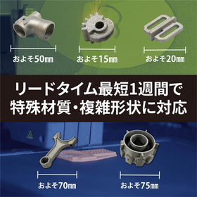  短納期で複雑形状・特殊材質に対応！金属3Dプリントの3メリット