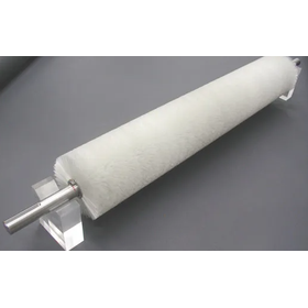 Channel roll brush for egg washing ...