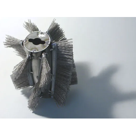 放射状ブラシ｜砥粒入り毛材で作る