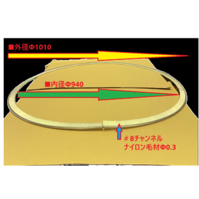 大きい内巻リングブラシ