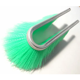 U型(R付き)ブラシ｜グリーンの毛材