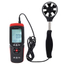 Vane-type separate handheld anemometer and airflow meter with PC data logger connection