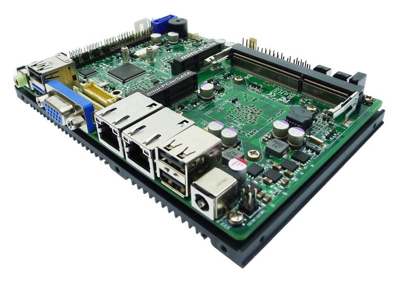 AAEON　3.5インチ規格組込み用ファンレスCPUボード　Intel Braswell N3160搭載　COM×6＋タッチコントローラ付モデル　GENE-BSW5-0002 3.5\u201d SubCompact Board with Intel® Core™ i7⁄i5⁄i3⁄Celeron