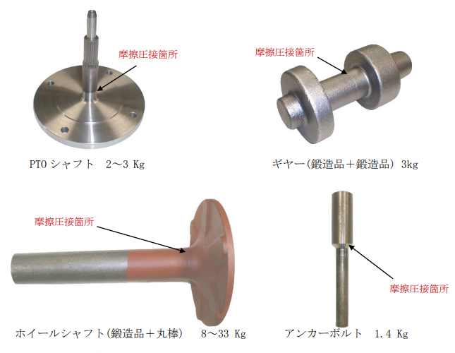 摩擦圧接技術とは？　※接合部の強度は母材と同等以上を実現！