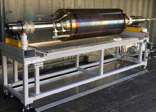 最高温度800℃】均温加熱ロール「誘導発熱ジャケットロール
