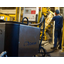 Core box cleaning using dry ice cleaning