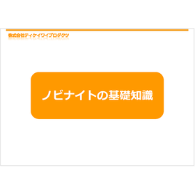 【資料】ノビナイトの基礎知識