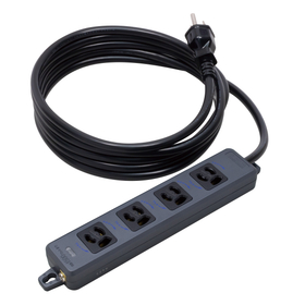 4-port outlet tap with anti-trackin...