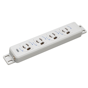 Grounding outlet with a stopper for...