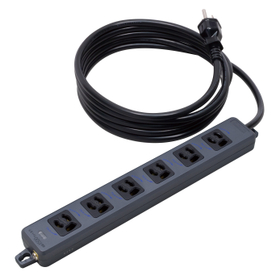 6-core outlet tap with anti-trackin...