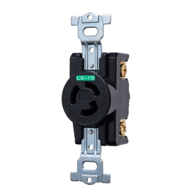 Grounding 2P15A Recessed Outlet (L5...