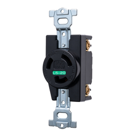 Grounding 2P20A recessed outlet (L5...