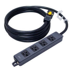 4-port OA tap with harness plug, bl...