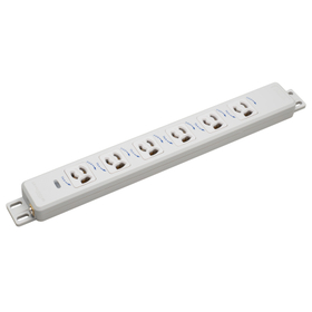 Grounding outlet with 6 sockets for...