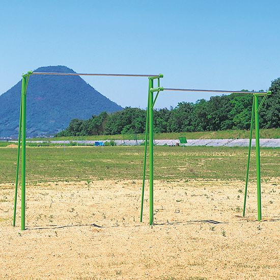 公園遊具 屋外用高鉄棒（アーム付） AB-1501 都村製作所 | イプロス