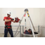 Manhole and confined space fall prevention and rescue system.
