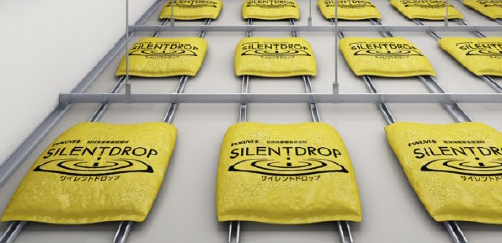 粒状床衝撃音低減材『サイレントドロップ』