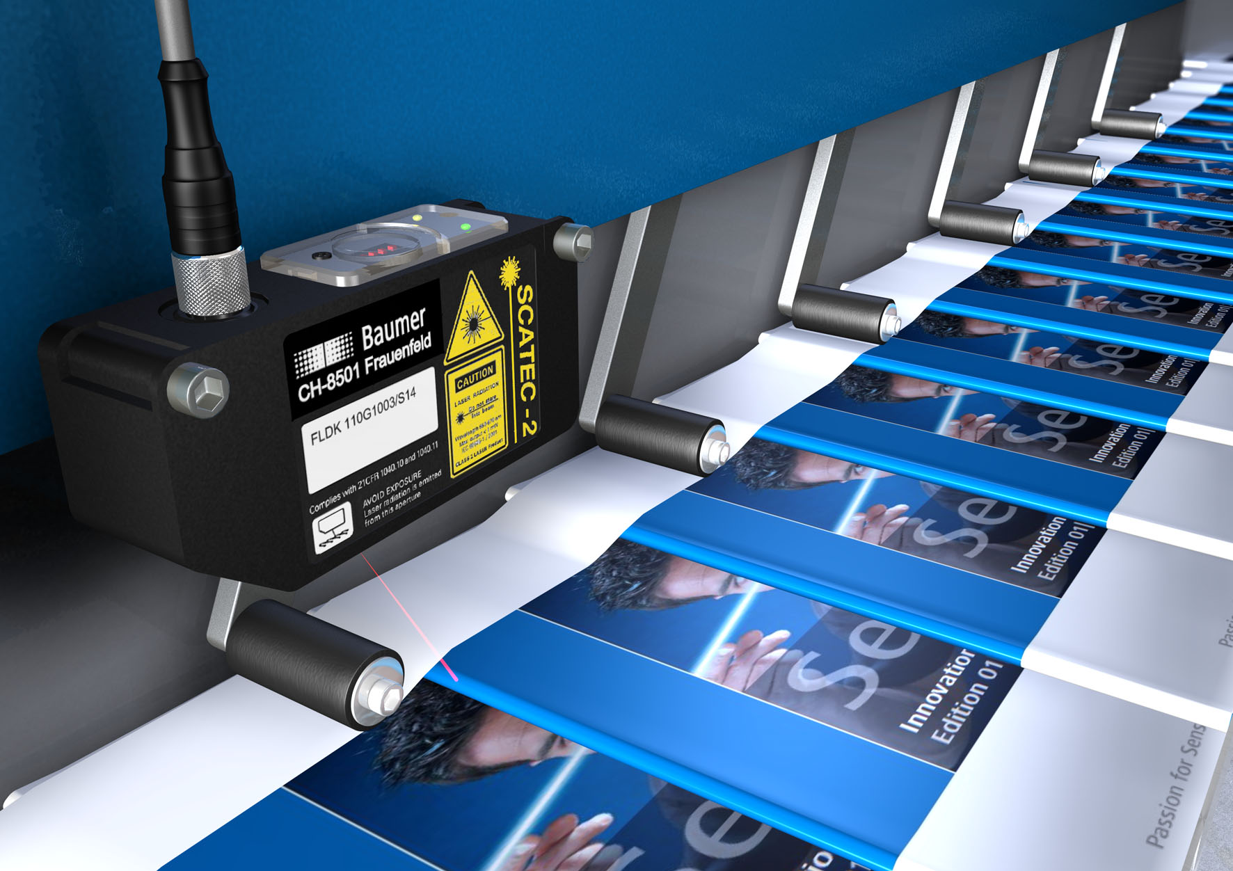 部数カウント専用レーザーセンサー SCATEC シリーズ