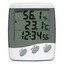 Temperature and Humidity Clock / Model Number M2D-5680A