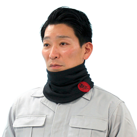 アゼアス 難燃防護服 鐵火Ⓡ 難燃ネックウォーマー 背面スナップ