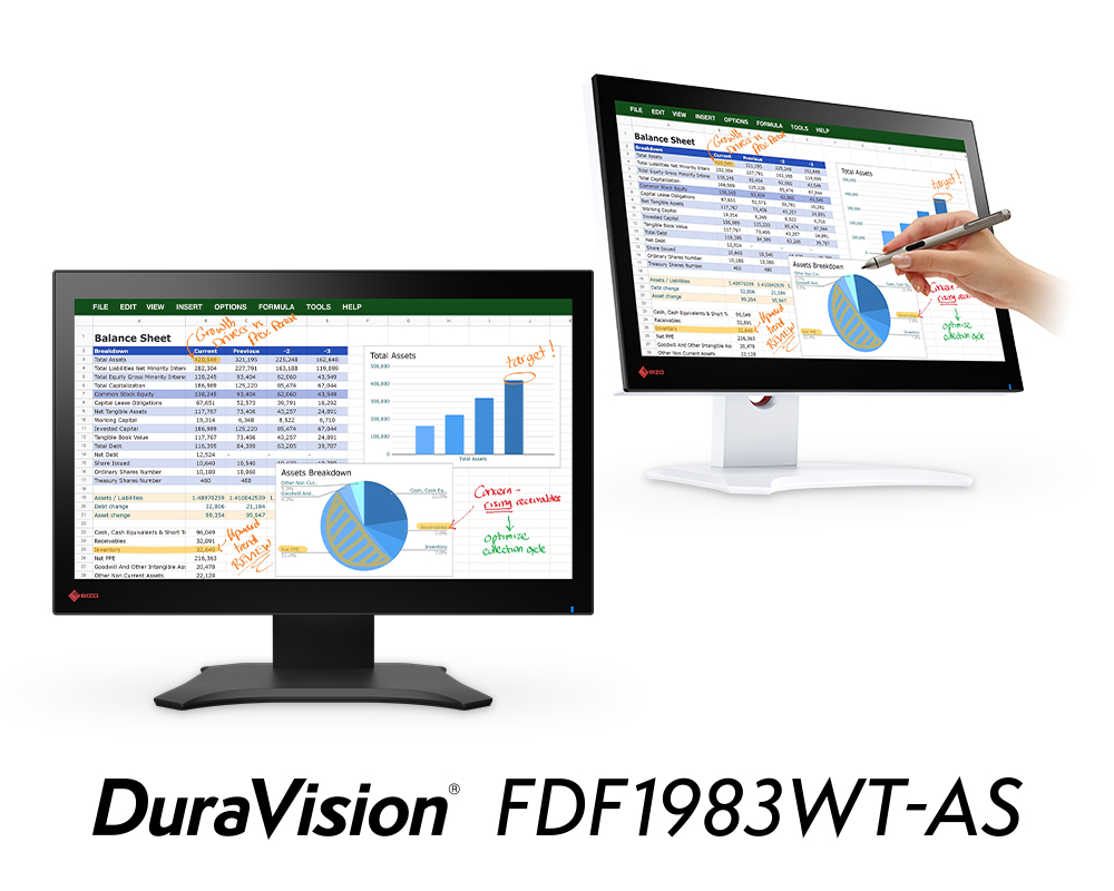 【公共向け】タッチパネルモニター『FDF1983WT-AS』