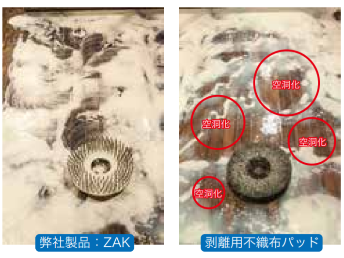 剥離専用ステンレスブラシ『α-ZAK』