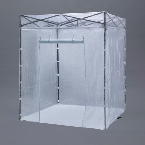 メリット 塗装ブース 簡易ブース ビニールブース スプレーブース 200V排気ファン 引き取り限定 透明簡易ブースちょっとしたスペース確保に！ | エスコ - Powered