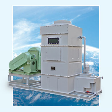 排気処理装置『ハイパーマルチFSDII型スクラバー』