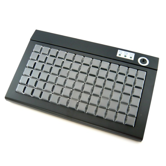 各キーに任意でキー割当て可能：POS 用プログラマブルキーボード