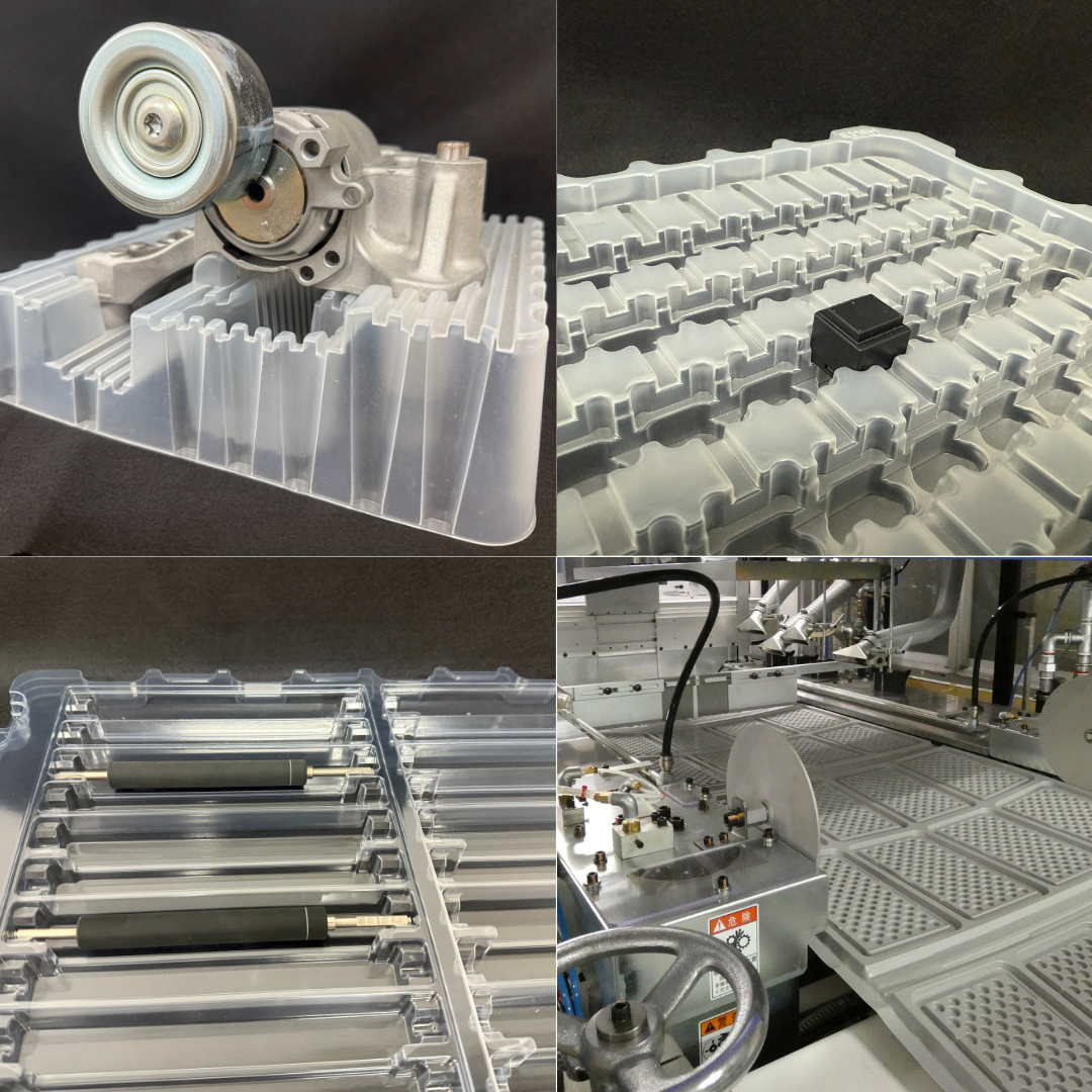 工業用搬送トレー・部品トレー｜真空成形｜設計提案から量産まで対応