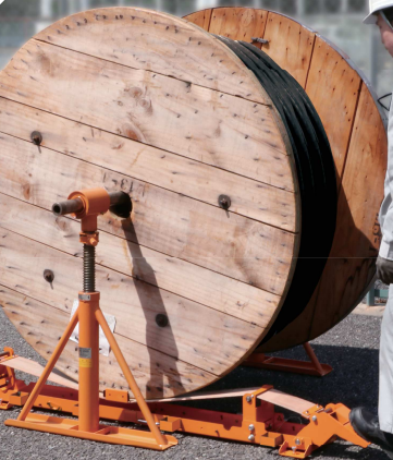 ケーブルドラム回転抑制装置 ドラム制動装置『ISK-DB170』 | 育良精機