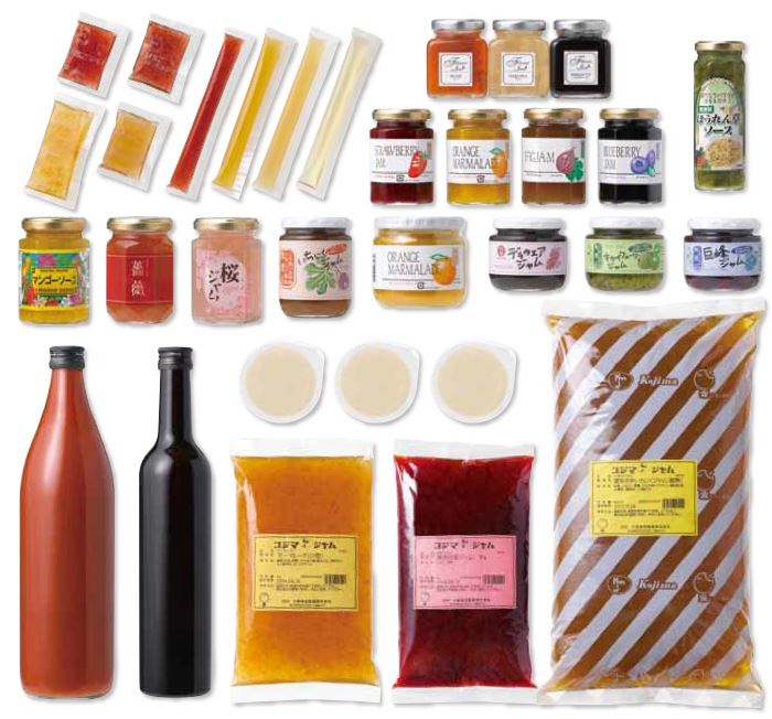 ジャム・フルーツソース・カップデザート等のOEMサービス