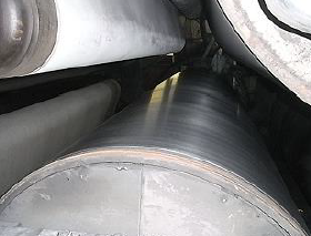 製紙向け　ドライヤーロールへの溶射